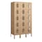 Salsbury Industries 5 Tier Box Vented Locker, 36"Wx66"Hx15"D, 15 Door, Tan, Unassembled 75355TN-U - alternate 1